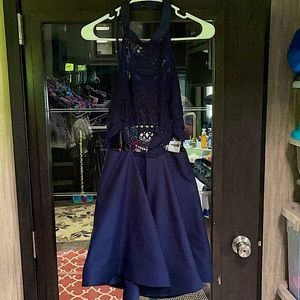 New with tags Navy Blue Charlotte Russe Dress